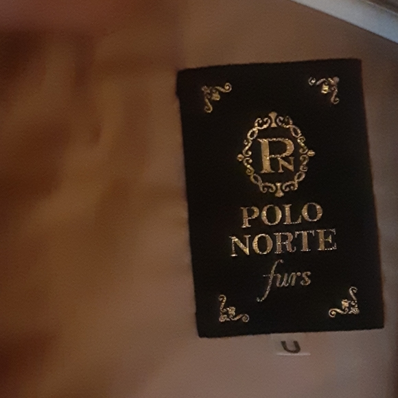 Polo Norte rabbit fur vintage leopard design
